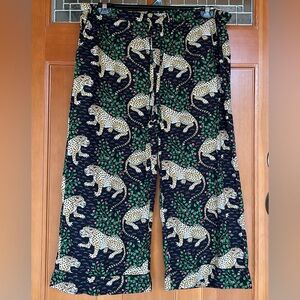 Printfresh Crop PJ Bottoms - Bagherra - Sz L 🖤